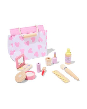 HEMA Make-up set 21x19x12cm hout, Verzenden, Nieuw
