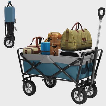 EUGAD Opvouwbare Camping Trolley Wagon - Robuuste Oxford Sto, Verzenden, Nieuw