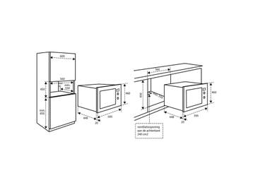 Inventum IMC6132FZWA - Combimagnetron - 32 liter - 5, Verzenden, Zo goed als nieuw