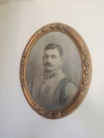 Fotolijst - Hout - Groot militair portret