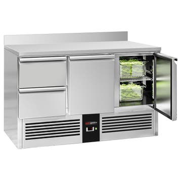 GGM Gastro | Koelwerkbank PREMIUM - 1368x700mm - 368 liter -, Verzenden, Nieuw in verpakking, RVS Meubilair