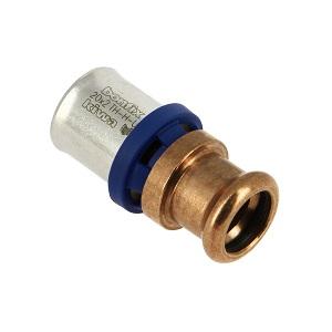 BONFIX Alu-pers rechte verloopkoppeling 20 x 22 mm M-press, Doe-het-zelf en Verbouw, Ophalen of Verzenden, Nieuw