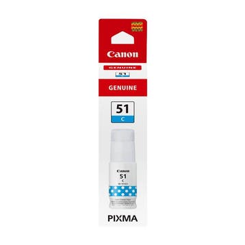 Canon GI-51C inktfles cyaan (origineel), Verzenden, Nieuw, Cartridge, Canon