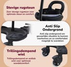HeppieBabie Universeel Meerijdplankje Deluxe - Met Zitje -, Kinderen en Baby's, Ophalen of Verzenden, Zo goed als nieuw