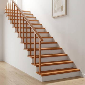 vidaXL Trapmatten 4 st Licht Bruin 110 x 25 x 2 cm Massief, Verzenden, Nieuw