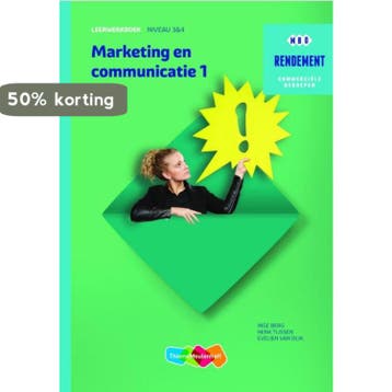Marketing & communicatie / Niveau 3&4 Deel 1 / Leerwerkboek, Verzenden, Gelezen, Henk Tijssen