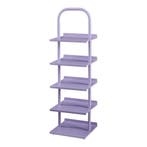 Schoenenrek Poytya voor kinderen 96x30x27 cm lila [en.casa], Verzenden, Nieuw