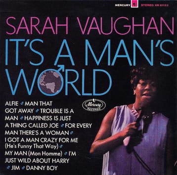 cd digi - Sarah Vaughan - Its A Mans World, Verzenden, Zo goed als nieuw