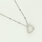 Halsketting - 18 karaat Witgoud Diamant (Natuurlijk), Sieraden, Tassen en Uiterlijk, Kettingen, Nieuw