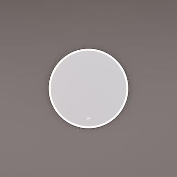 HIPP Design spiegel Rond Mat Zwart - Directe LED Baan - 120, Huis en Inrichting, Ophalen of Verzenden, Nieuw