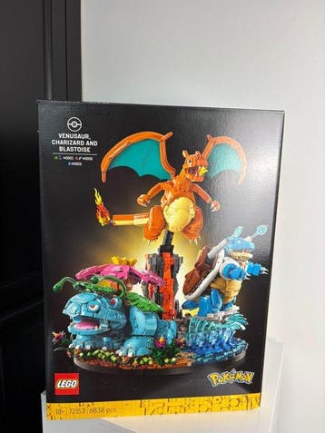 Lego Set - 72153 - Pokémon - Venusaur, Charizard and, Nieuw
