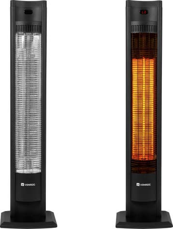 2dekans | VONROC Terrasverwarmer – 2 Warmtestanden – 2000 W, Ophalen of Verzenden, Zo goed als nieuw
