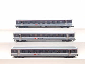 Roco H0 - 44320 - Modeltrein personenwagen (3) - 3x, Nieuw