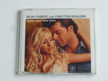 Ricky Martin , Christina Aguilera - Nobody wants to be lonel, Ophalen of Verzenden, Zo goed als nieuw