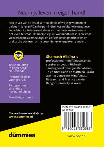 De kleine mindfulness voor dummies / Voor Dummies, Boeken, Verzenden, Gelezen, Shamash Alidina