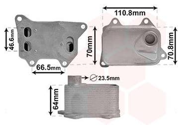 Oliekoeler voor o.a motor 2.0 GTi geschikt voor o.a Polo..., Ophalen of Verzenden, Nieuw, Volkswagen