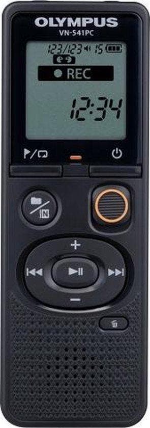 Olympus VN-541PC Intern geheugen Zwart (Geluid & Microfoons), Verzenden, Nieuw