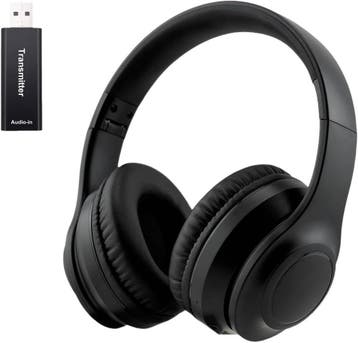 Bluetooth TV Hoofdtelefoon | 3-in-1 Zender | Laatste Stuk!, Ophalen of Verzenden, Zo goed als nieuw, Overige merken, Draadloos
