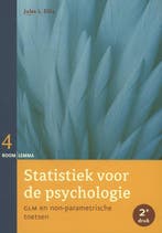 Statistiek voor de psychologie / deel 4 / Statistiek voor de, Verzenden, Zo goed als nieuw, Jules E. Ellis