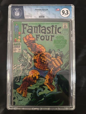 Fantastic Four #79 - EGC 9.3 - A Monster Forever? - 1 Graded, Nieuw