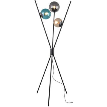 LED Vloerlamp Trion Lancia - Ronde 3-lichts vloerlamp met E1, Ophalen of Verzenden, Nieuw