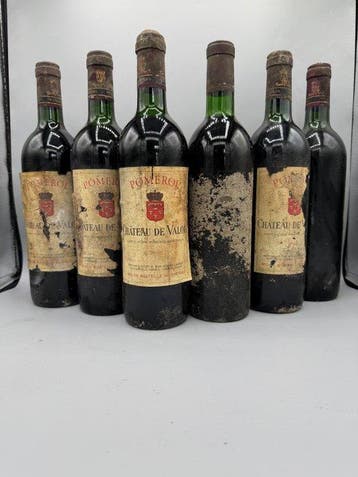1988 Château de Valois - Pomerol - 6 Flessen (0.75 liter), Nieuw