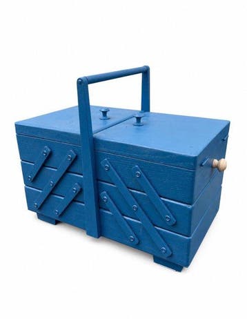 Naaidoos - Hout - Vintage funky naaidoos