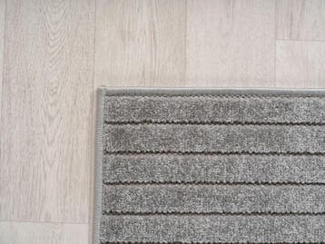 Rond Japandi Vloerkleed | Nova | Bogen | Zilver | 120x120 cm, Verzenden, Nieuw