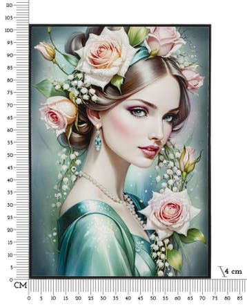 FANTASIE GELAKT CANVAS MET FRAME -A- CM 72X4X102, Ophalen of Verzenden, Nieuw