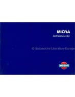 1997 NISSAN MICRA INSTRUCTIEBOEKJE NEDERLANDS, Auto diversen, Handleidingen en Instructieboekjes