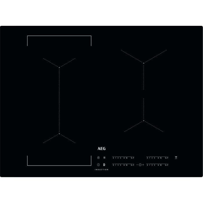 AEG IKE74440CB Zwart Ingebouwd 70 cm Inductiekookplaat, Witgoed en Apparatuur, Kookplaten, Nieuw, Ophalen of Verzenden
