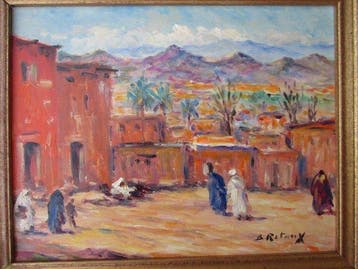 Retaux Bruno (1947) - Bled au Maroc, Antiek en Kunst