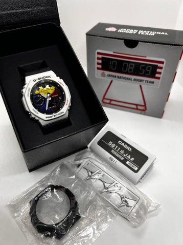 Casio - G-SHOCK × Rubik’s Cube + Japan Rugby Clock - Zonder, Nieuw