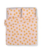 HEMA Dekbedovertrek 240x200/220cm zacht katoen stippen roze, Verzenden, Nieuw