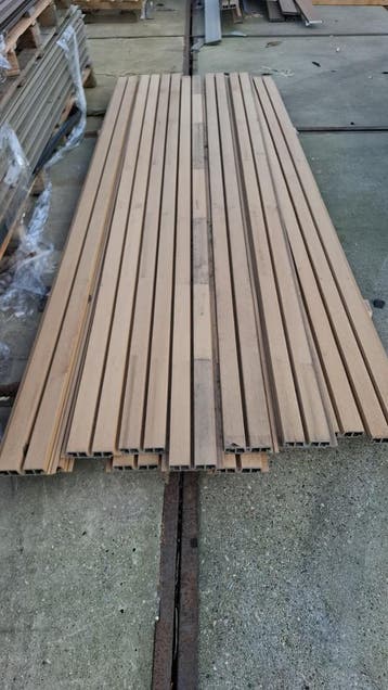 Gevelbekleding composiet red cedar, 3.3 x 17 x 290 cm, Ophalen of Verzenden, Nieuw