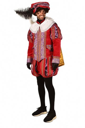 Piet Supreme Zaragossa Rood Lila - XL, Diversen, Sinterklaas, Verzenden, Nieuw