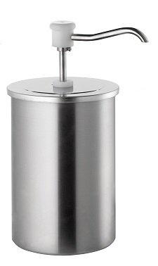 Sauspomp met RVS container | BCMK drukknopdispenser | 4L, Verzenden, Nieuw in verpakking
