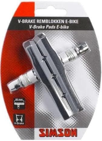 Simson E-bike V-Brake Remblokken 80mm, Verzenden, Nieuw
