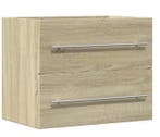 Sonoma Eiken Wastafelkast – Moderne Badkamerkast 60 cm, Verzenden, Nieuw