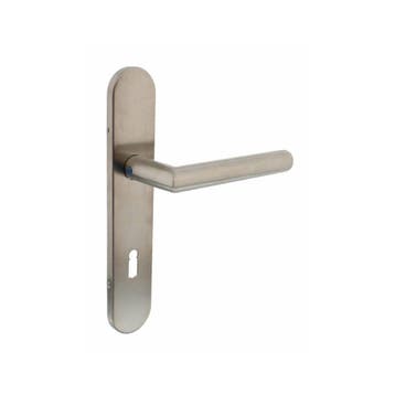 Intersteel Deurkruk Jura hoek 90° op schild sleutelgat 72mm, Verzenden, Nieuw