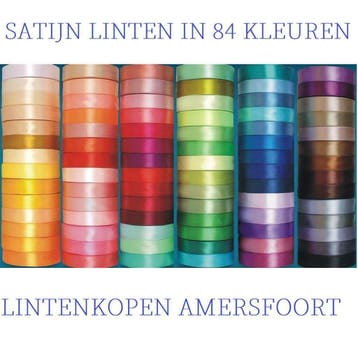 Lint kopen? Alle kleuren voor bruiloft, feest en evenement, Ophalen of Verzenden, Nieuw, Versiering, Overige