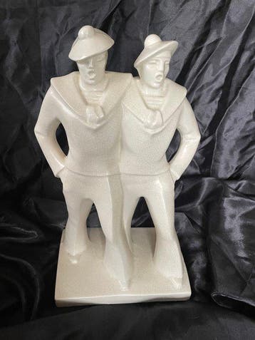 CAZAUX - Bloksnijwerk/relief, Deux marins en goguette - 34