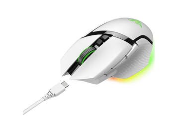 Razer -  Basilisk V3 Pro Draadloze Gamingmuis  - Wit, Rechtshandig, Muis, Ergonomisch, Verzenden