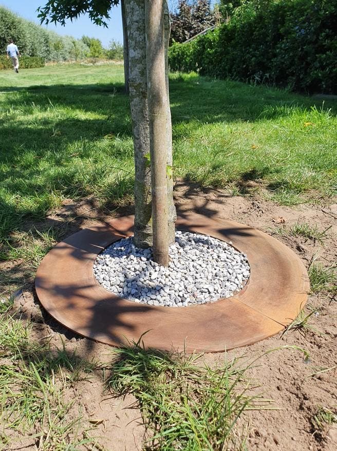 Wovar - Boomringen cortenstaal, Vanaf €34,99, Tuin en Terras, Overige Tuin en Terras, Verzenden