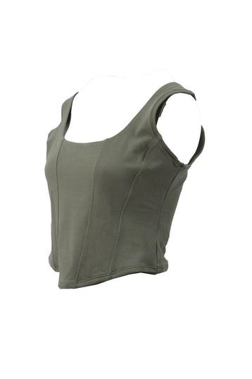 Organic Basics Top in maat XXL Groen, Kleding | Dames, Truien en Vesten, Organic Basics, Verzenden, Zo goed als nieuw, Groen