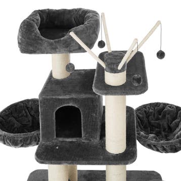 Krabpaal Gismo 195cm - grijs/wit, Dieren en Toebehoren, Verzenden, Nieuw
