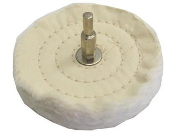 Veiling - 3x Polijstschijf rond 100 mm, Nieuw