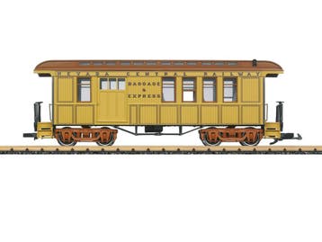 LGB 36831 NCRR Halbgepäckwagen, Metallrader (Goederenwagons, Overige typen, Nieuw, Ophalen of Verzenden, LGB