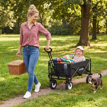 Opvouwbare bolderwagen Leon met remmen, draagkracht 80kg, Verzenden, Nieuw