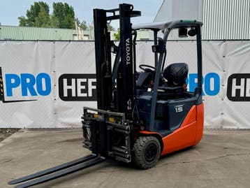 Toyota 8FBE15T (2016) 330 cm vorkensteller NIEUWE 2026 batt, 1000 tot 2000 kg, Elektrisch, Heftruck, Toyota